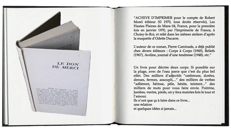 le don de merci, de Pierre Caminade