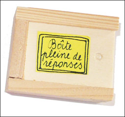 boite de réponse