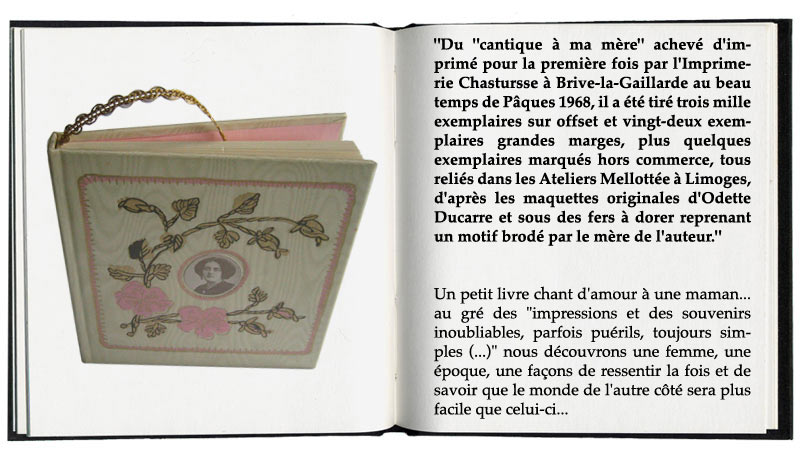 le cantique à ma mère