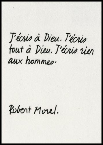 un crit de robert morel