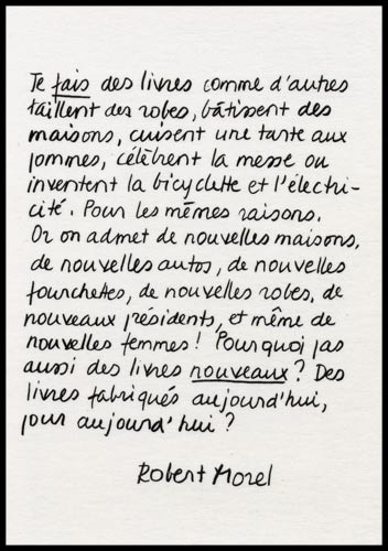 une carte postale