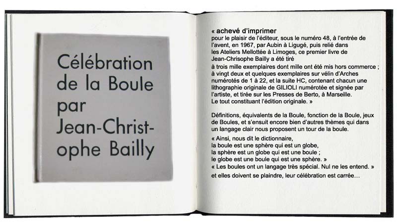 clbration de la boule
