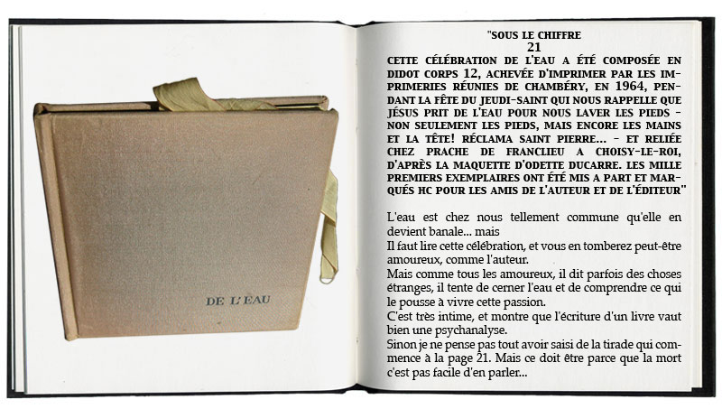 célébration de l'eau