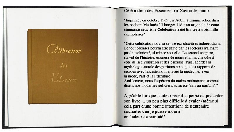 Célébration des essences par Xavier Jehanno