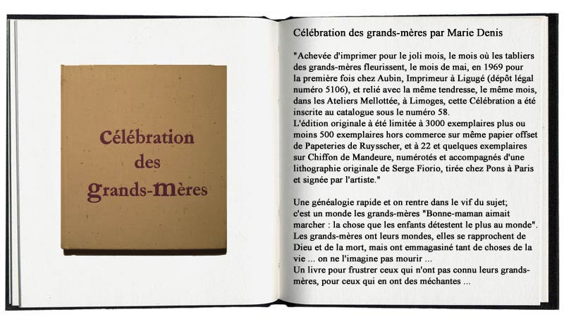 clbration des Grand-Mres par Marie Denis