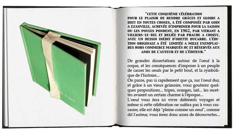célébration de l'oeuf