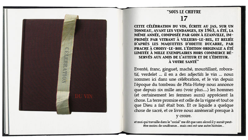 célébration du vin
