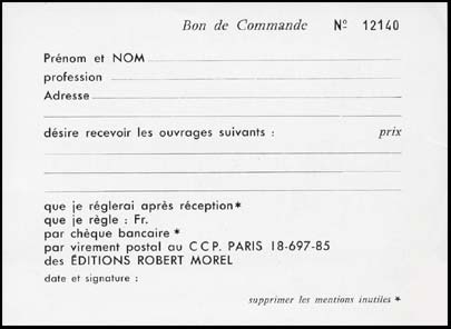 la commande