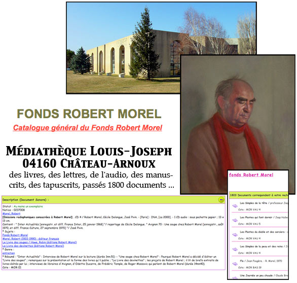 site et Robert Morel