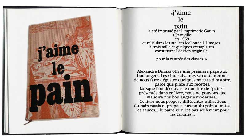 j'aime le pain