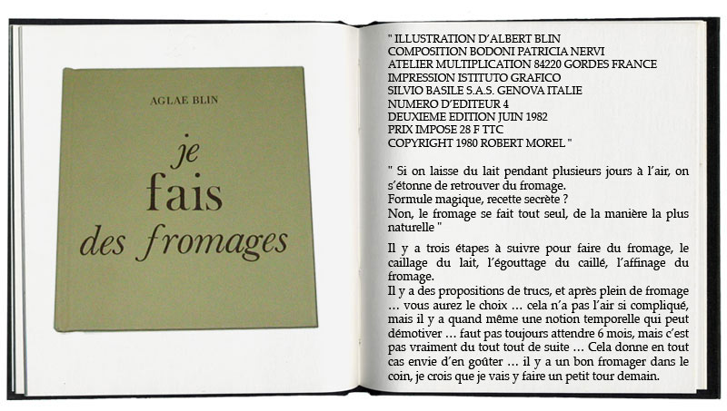 je fais des fromages