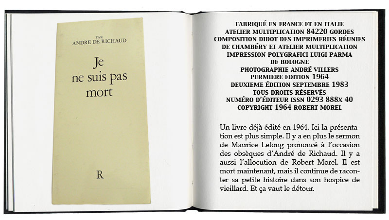 je ne suis pas mort