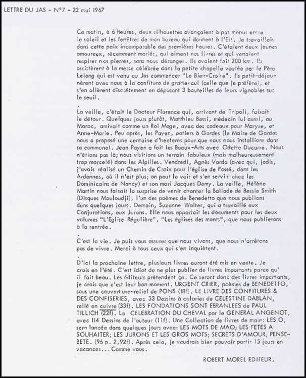lettre du jas