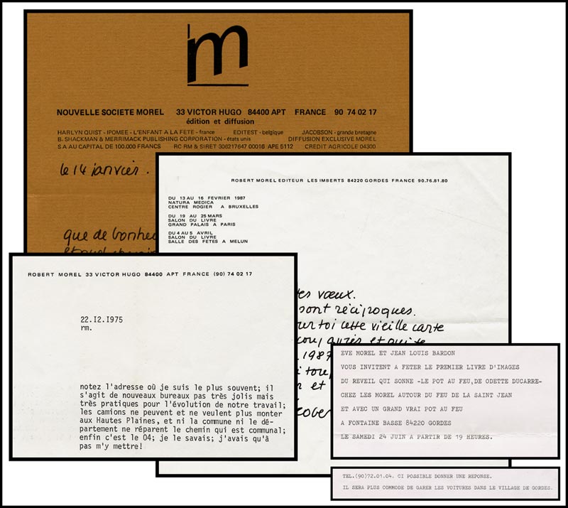 des lettres