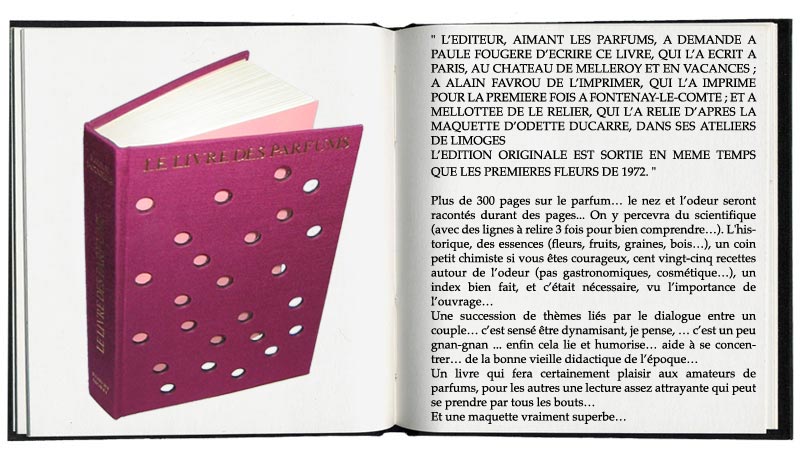 le livre des parfums