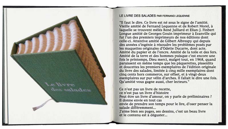 le livre des salades
