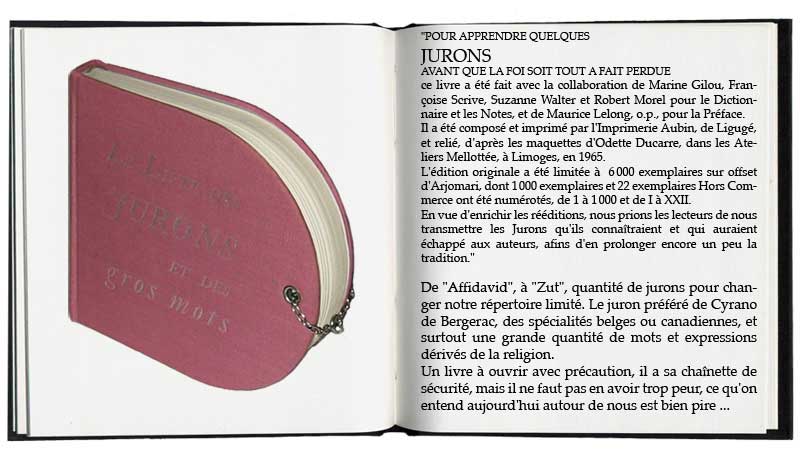 le livre des jurons et des gros mots