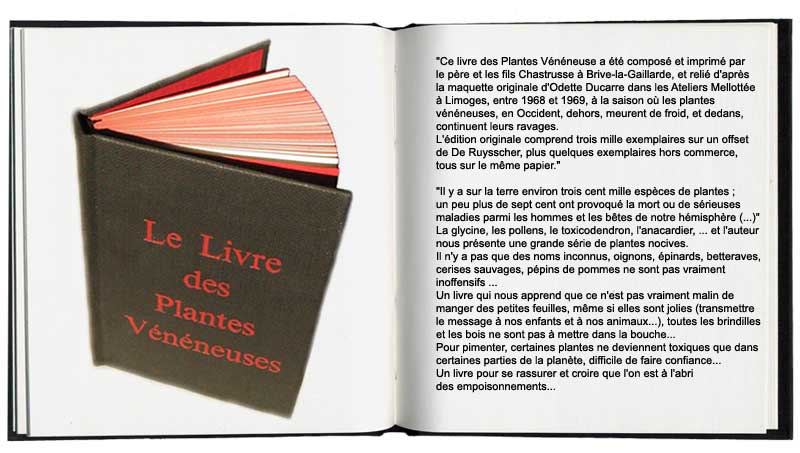 le livre des plantes vnneuses