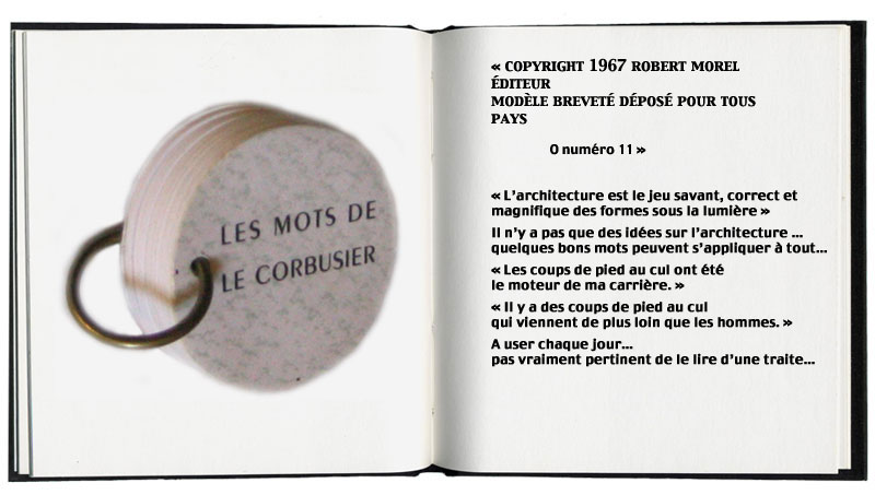 les mots du Corbusier