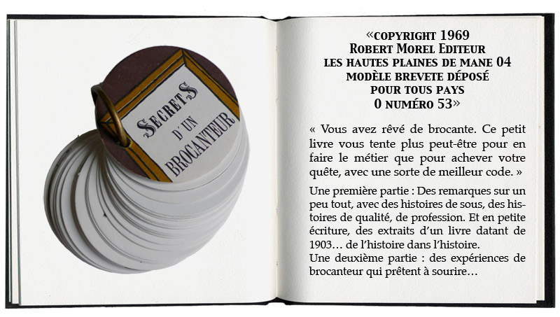 secrets d'un brocanteur