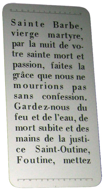 une prière