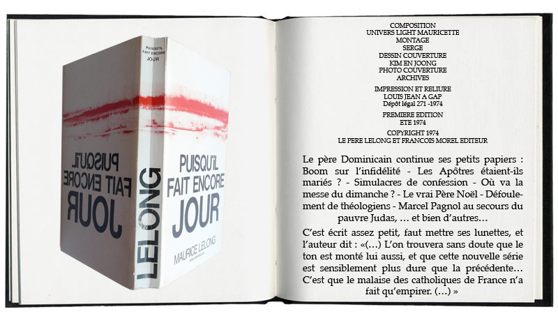 Puisqu'il fait encore jour