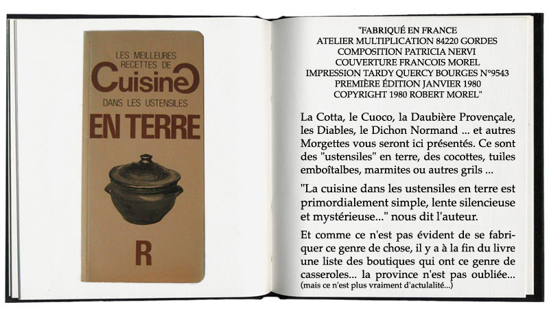 les meilleures recettes de cuisine dans les ustensiles en terre