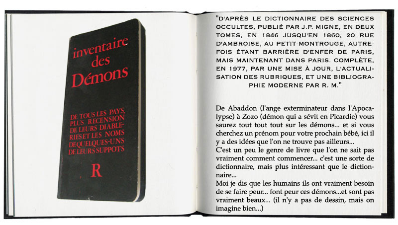 inventaire des démons