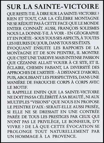un peu de littrature autour de la montagne Sainte-Victoire