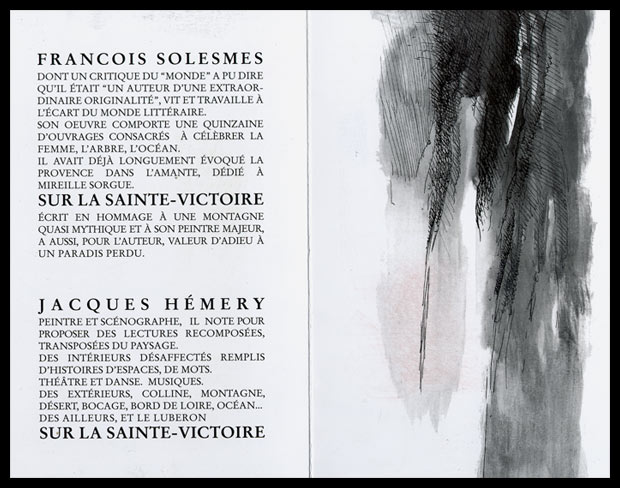 un peu de littrature, un livre de la posie sur la montagne Sainte-Victoire
