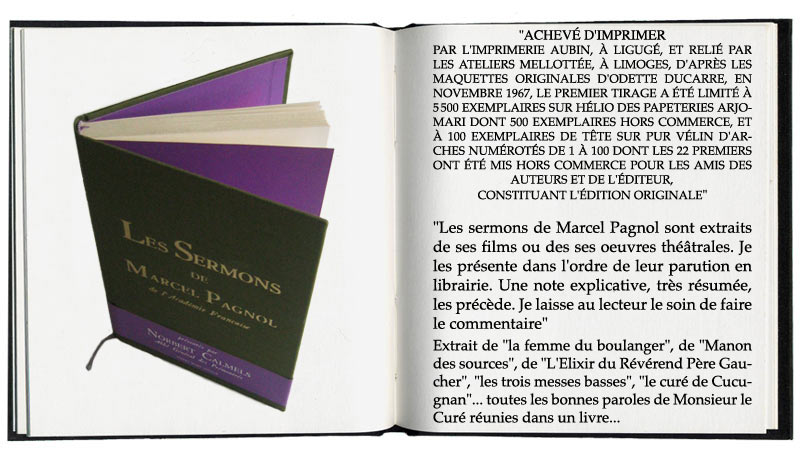 les sermons de Marcel Pagnol