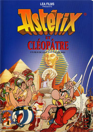 Astérix et Cléopatre en dessin animé