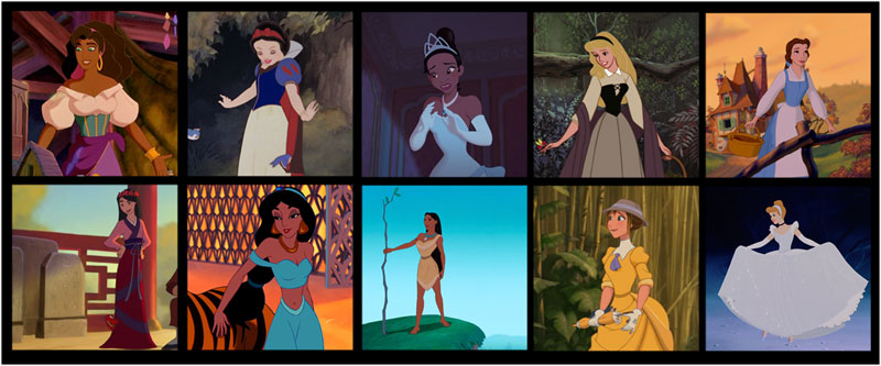 les femmes chez Disney